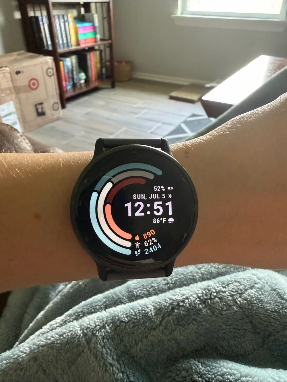 garmin Vivoactive 5 Smartwatch — Black Case with Black Silicone Band